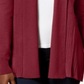 Karen Scott Women's Shawl Collar Cardigan Red Size X-Small