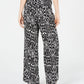 INC International Concepts Women's Printed Pants Black Size Small