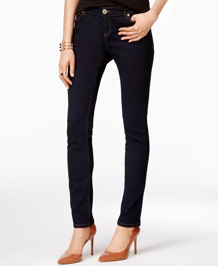 INC International Concepts Women's Triple Stitch Skinny Jeans Blue Size 6