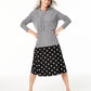 Charter Club Women's Cashmere Thermal Hoodie Sweater Black Size Large