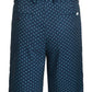 Greg Norman Men's Metal Print Stretch Golf Short Blue Size 33