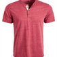 American Rag Men's Solid Short Sleeve Casual Shirt Red Size X-Large