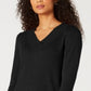 Karen Scott Women's V Neck Solid Sweater Black Size Small