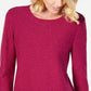 Karen Scott Women's Cotton Marled Sweater Red Size X-Small