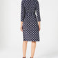 Charter Club Women's Plaid Polo Shirtdress Blue Size Small