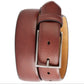Tasso Elba Men's Textured Leather Dress Belt Brown Size Large