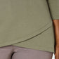 Karen Scott Women's Solid Long Sleeve Jewel Neck Top Green Size XX-Large