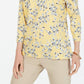 Karen Scott Women's Purple Printed Long Sleeve Top Size X-Large