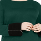 Alfani Women's Plus Colorblocked Ottoman Tunic Sweater Green Size 3X
