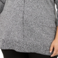 Karen Scott Women's Contrast Trim Marled Cotton Sweater Black Size 3X