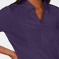 Karen Scott Women's Cotton Eyelet Yoke Top Purple Size Small