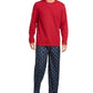 Club Room Men's Printed Pajama Set Blue Size Small