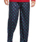 Club Room Men's Printed Pajama Set Blue Size Small