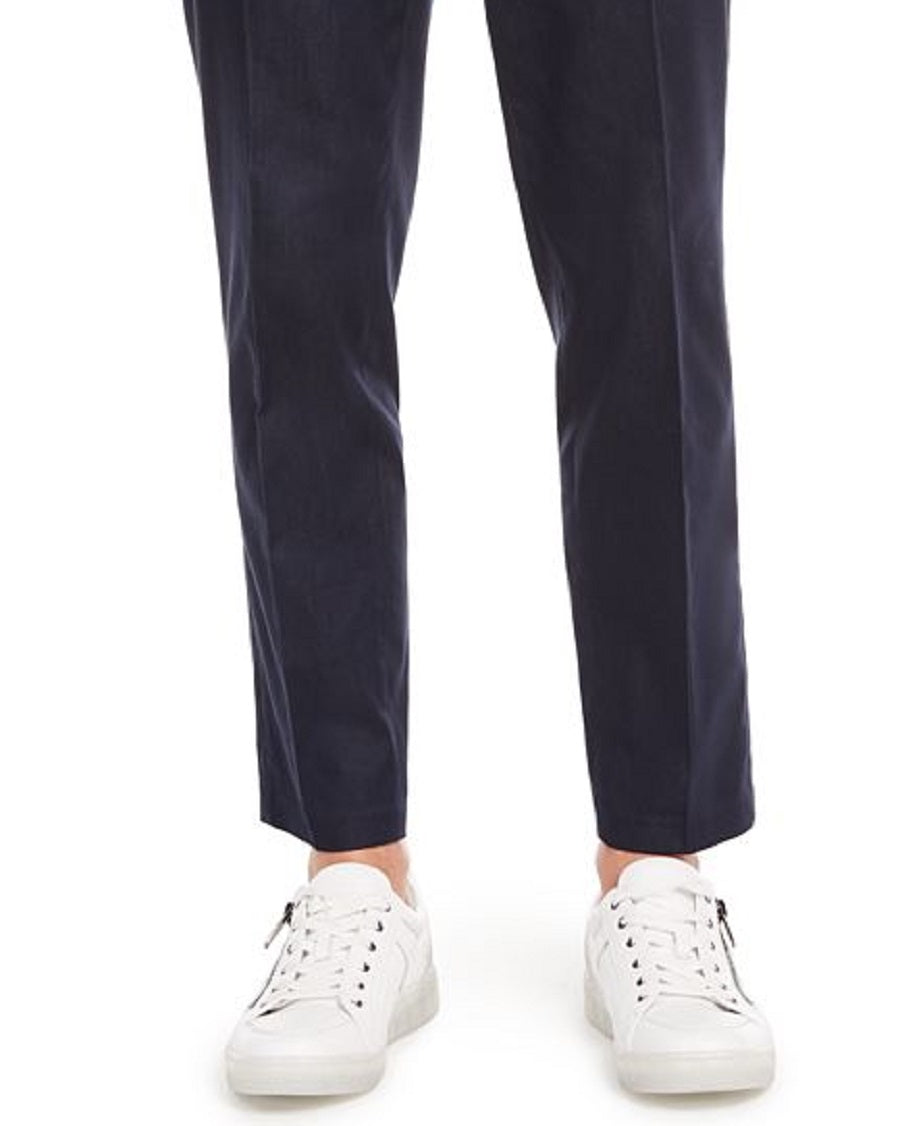 INC International Concepts Men's Slim Fit Contrast Stitch Pants Blue Size 33X30