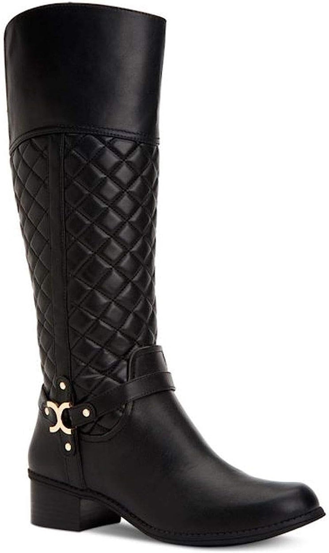 Charter Club Women's Closed Toe Mid Calf Riding Boots Black Size 5M