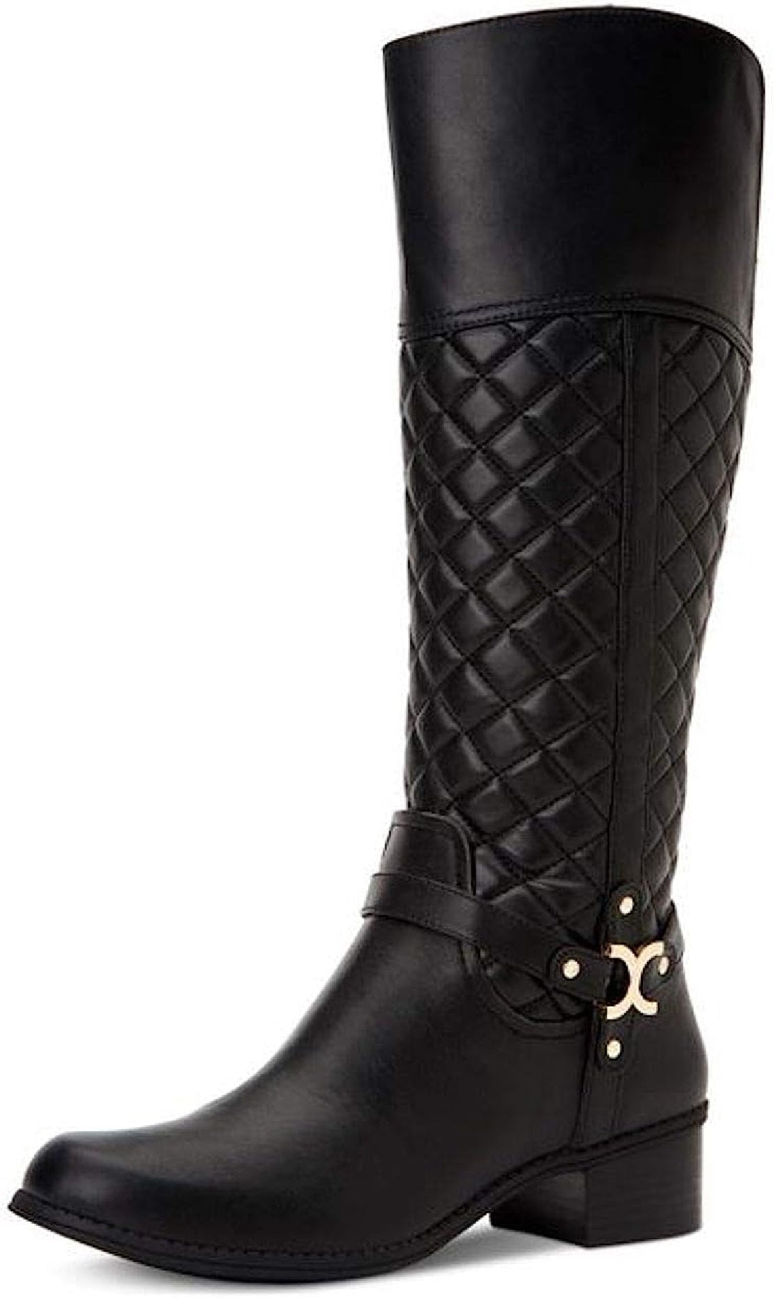 Charter Club Women's Closed Toe Mid Calf Riding Boots Black Size 5M