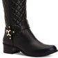 Charter Club Women's Closed Toe Mid Calf Riding Boots Black Size 5M