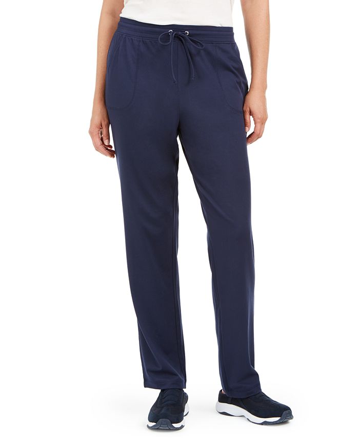 Karen Scott Women's Sport Sweatpants Blue Size XX-Large