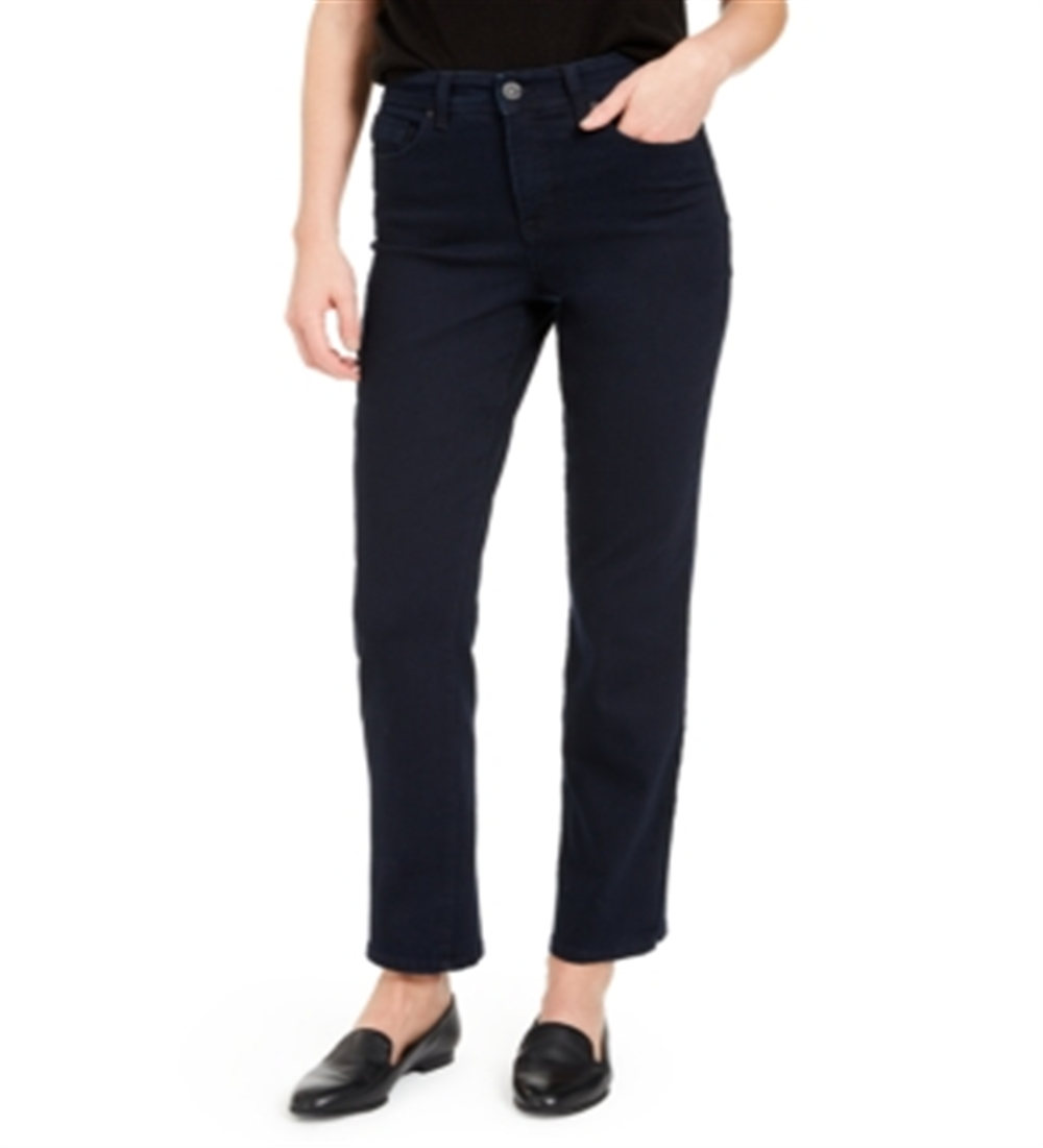 Style & Co Women's Curvy Straight Leg Jeans Blue Size 8