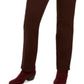 Style & Co Women's Curvy Fit Straight Leg Jeans Brown Size 16 S