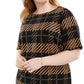 Alfani Women's Printed Sheath Dress Black Size 26W