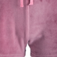 Ideology Big Girl's Side Taped Velour Shorts Purple Size Large