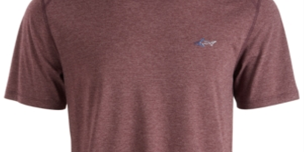 Attack Life By Greg Norman Men's Crew Neck Performance Logo T-Shirt Red Size M