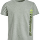 ID Ideology Big Boy's Graphic Print T-Shirt Gray Size Medium