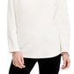 Karen Scott Women's Sport Fleece Sweatshirt White Size Medium