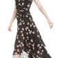 Bar III Women's High Low Maxi Dress Black Size 10