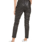Bar III Women's Faux Leather Pants Black Size Large