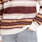 American Rag Men's Striped Henley Hoodie Red Size Small
