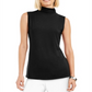 Alfani Women's Mock Neck Sleeveless Top Black Size Petite