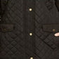 Charter Club Women's Plus Quilted Jacket Black Size 0X