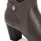 Giani Bernini Women's Abalina Memory Foam Booties Shoes Gray Size 9.5 M
