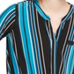 INC International Concepts Women's Top Blue Size Petite M