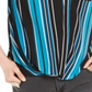 INC International Concepts Women's Top Blue Size Petite M