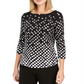 Charter Club Women's Black Pima Cotton Top Size Small