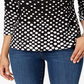 Charter Club Women's Black Pima Cotton Top Size Small