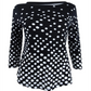 Charter Club Women's Black Pima Cotton Top Size Small