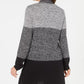 Karen Scott Women's Colorblocked Cardigan Black Size X-Small