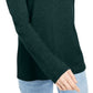 INC International Concepts Women's Lace up Scoop Neck Top Green Size X-Large