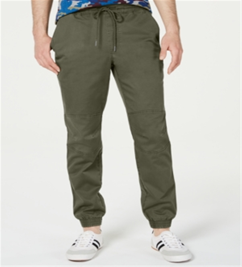 American Rag Men's Articulated Jogger Pants Green Size Large