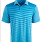 Attack Life By Greg Norman Men's Ombre Chevron Jacquard Polo Shirt Blue Size L