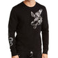 INC International Concepts Men's Six Pack Graphic Sweatshirt Black Size Large