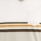 American Rag Men's Explorer Stripe V Neck T-Shirt Beige Size Small