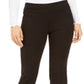 Alfani Petite Women's Metallic Hem Ankle Pants Black Size 6Petite