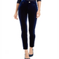 INC International Concepts Women's Velvet Skinny Pants Blue Size 0