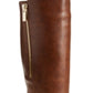 Material Girl Women's Winnnie Closed Toe Over Knee Riding Boots Brown Size 9.5