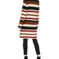 INC International Concepts Women's Embellished Striped Cardigan Black Size Large